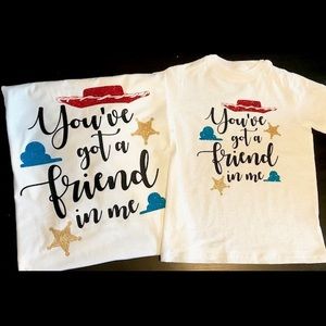 Matching Disney Toy Story shirts